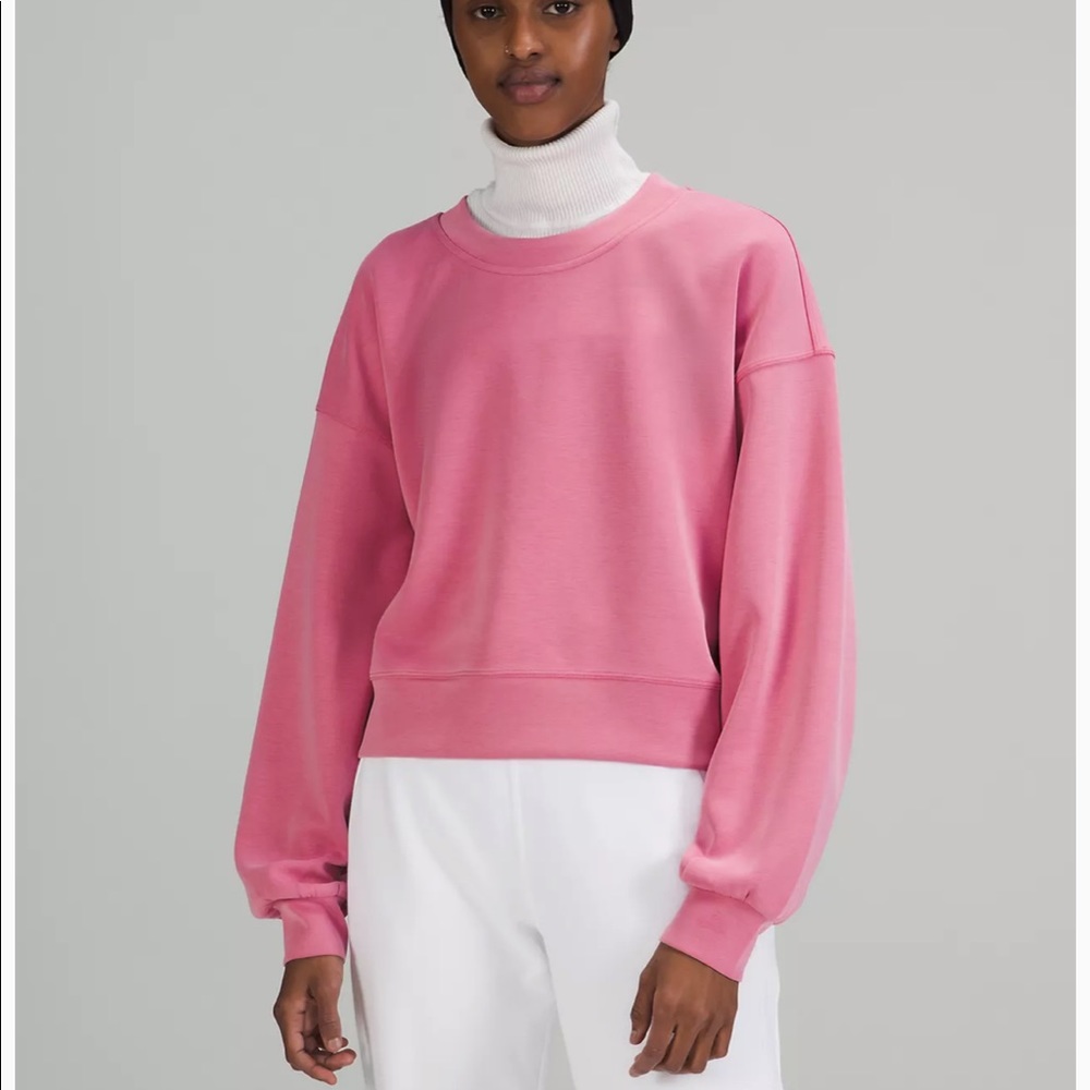 Perfectly Oversized Cropped Crew Lululemon Sweatshirt